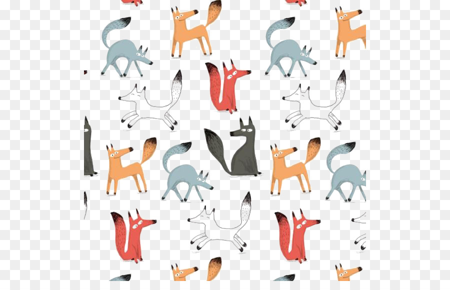 Illustrator-Zeichnung Fox Illustration - Hand-bemalt fox