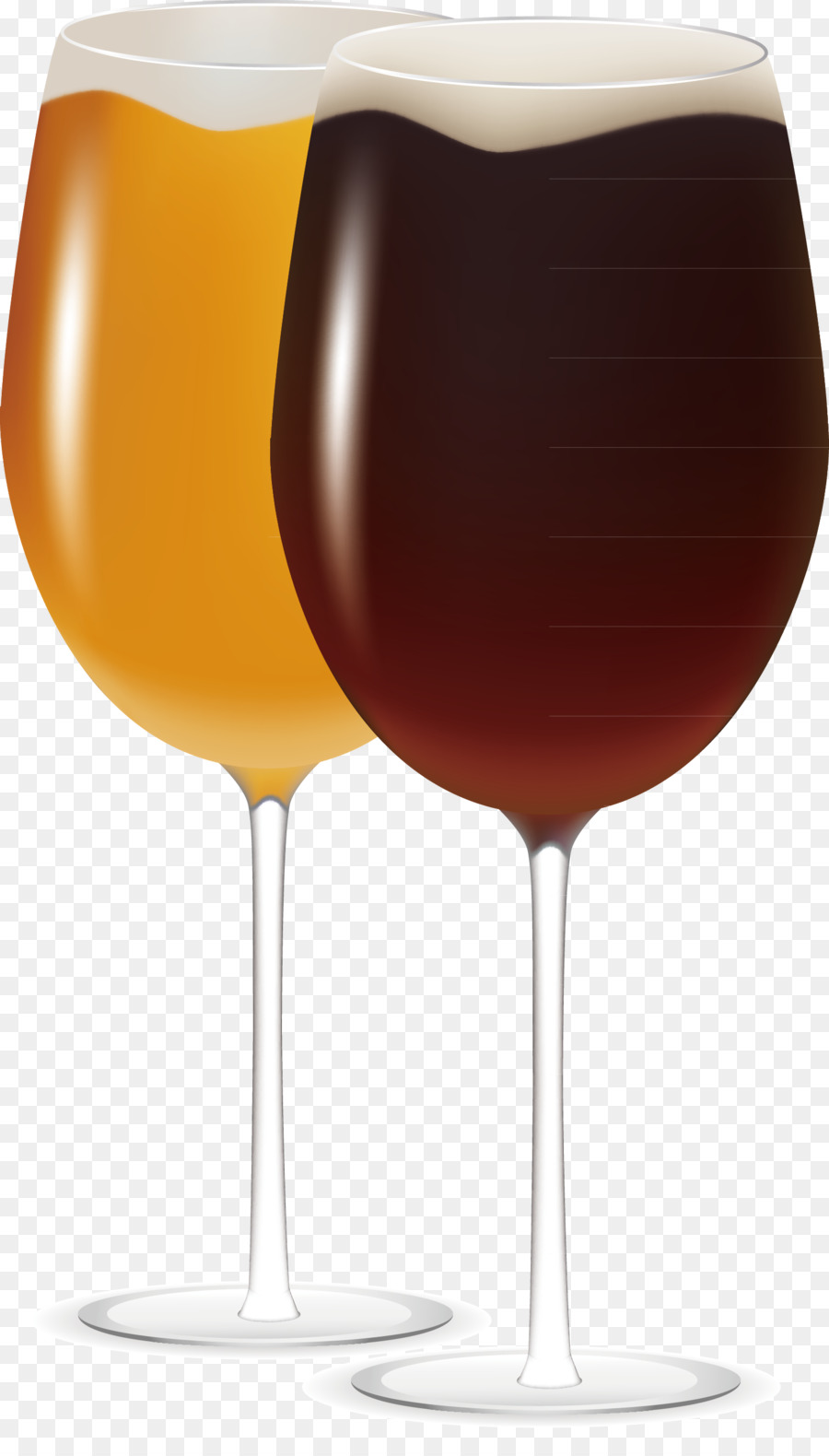 Wein Glas Cup - Wein-Glas-Deko-Effekt-Vektor