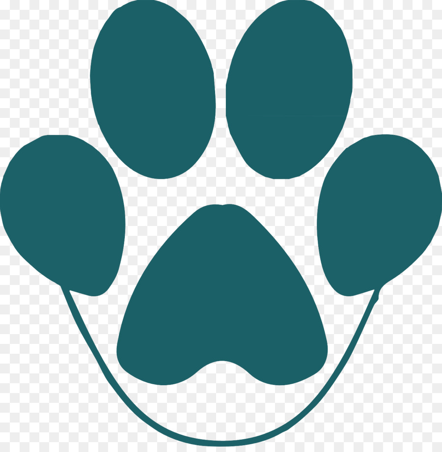 Hund Katze Puppy Paw Clip-art - Dunkelblau-Pflaume-Fußspuren