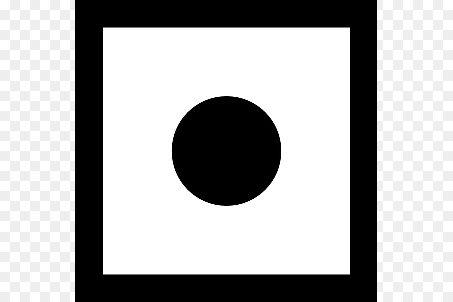 Cerchio Nero Sfondo Bianco - standard clipart