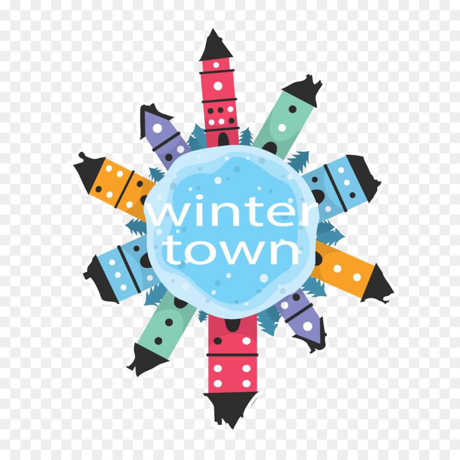 Thiết kế đồ họa Tuyết Hoạ - Véc tơ mùa đông thị trấn