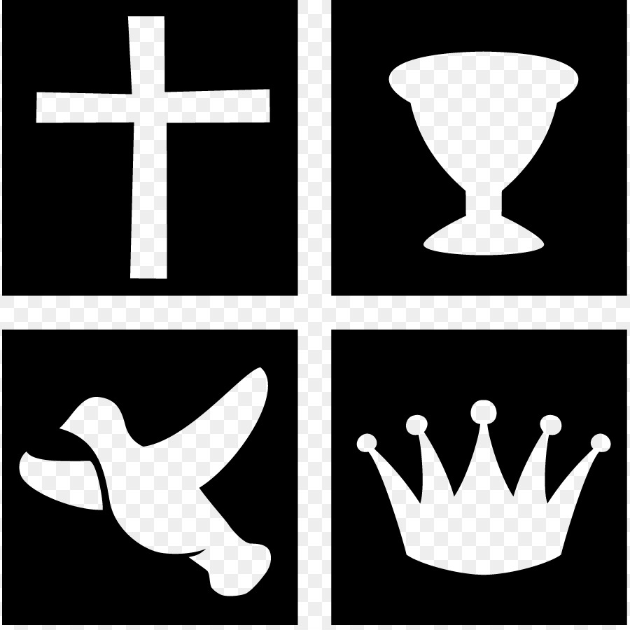 Bibbia Chiesa Internazionale del Vangelo Foursquare Pentecostalismo - lambang nero n bianco