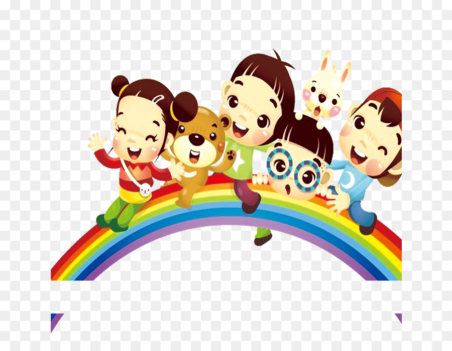 Peking, Kind, Spielzeug-Spielplatz - Regenbogen Puppe