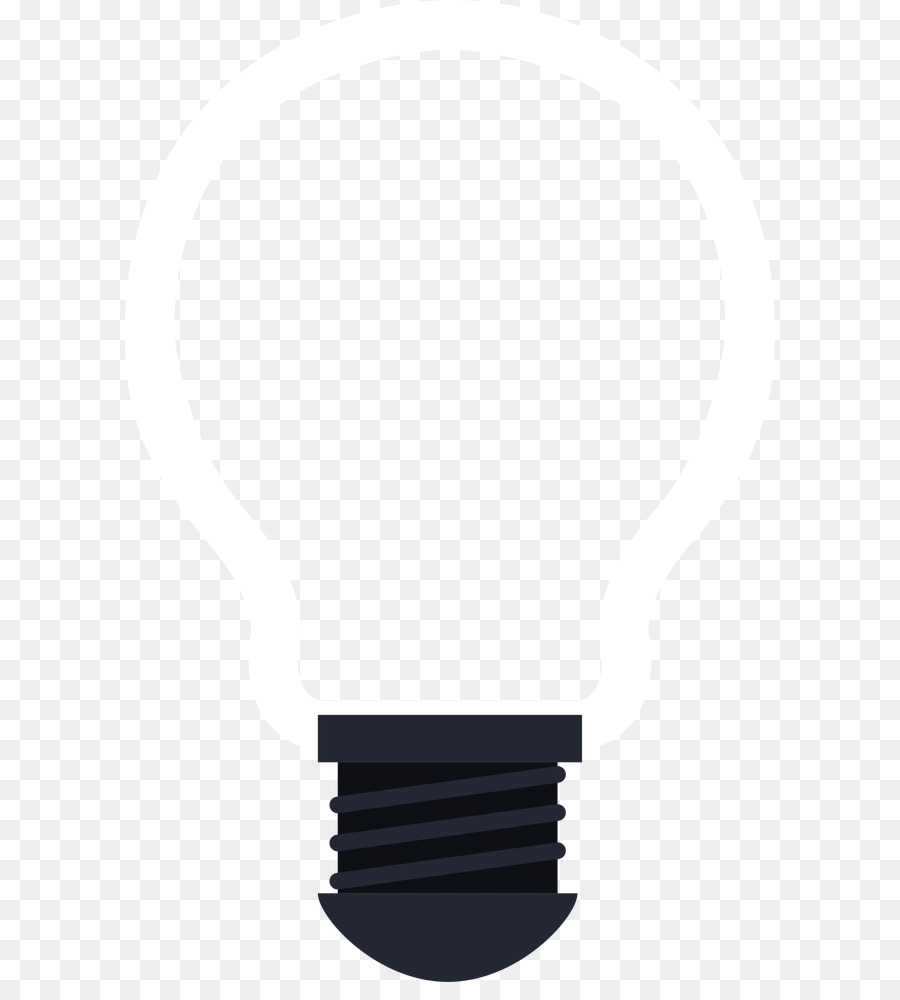 Angolare - vettore lampadina