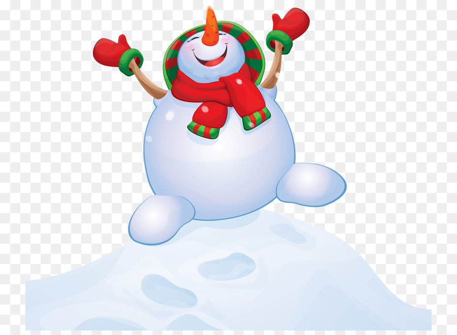 Schneemann Clip art - Happy Snowman