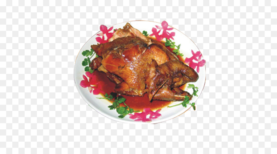 Il pollo arrosto di pollo Barbecue Rosso di cottura, la Torrefazione - Un pollo