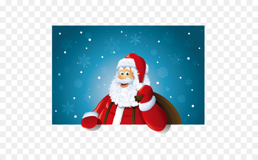 Santa Claus Christmas gift Drucken - Weihnachtsmann