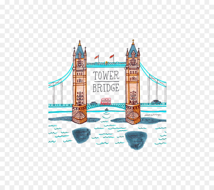 Torre di Londra e il London Bridge, il Big Ben e il Tower Bridge sul Fiume Tamigi - ponte di Londra