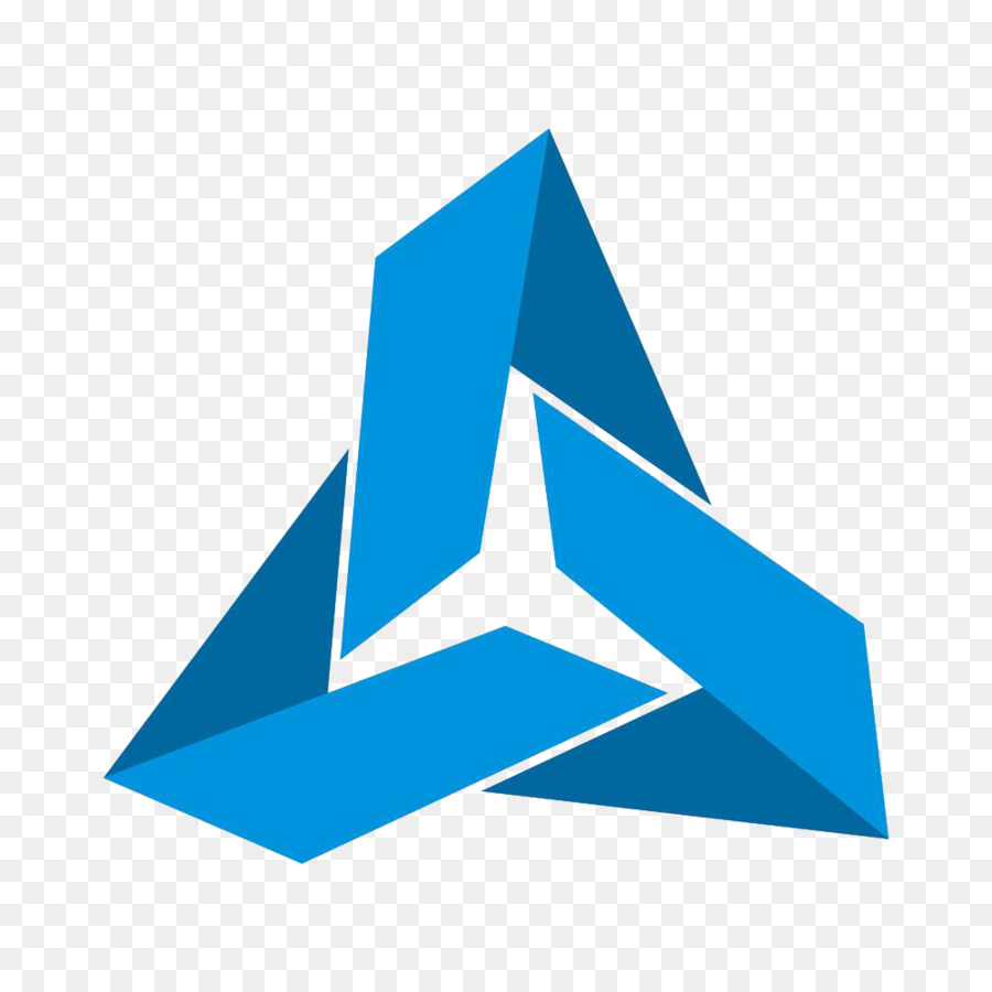 Logo Blu - Blu Triangolo Irregolare Grafica