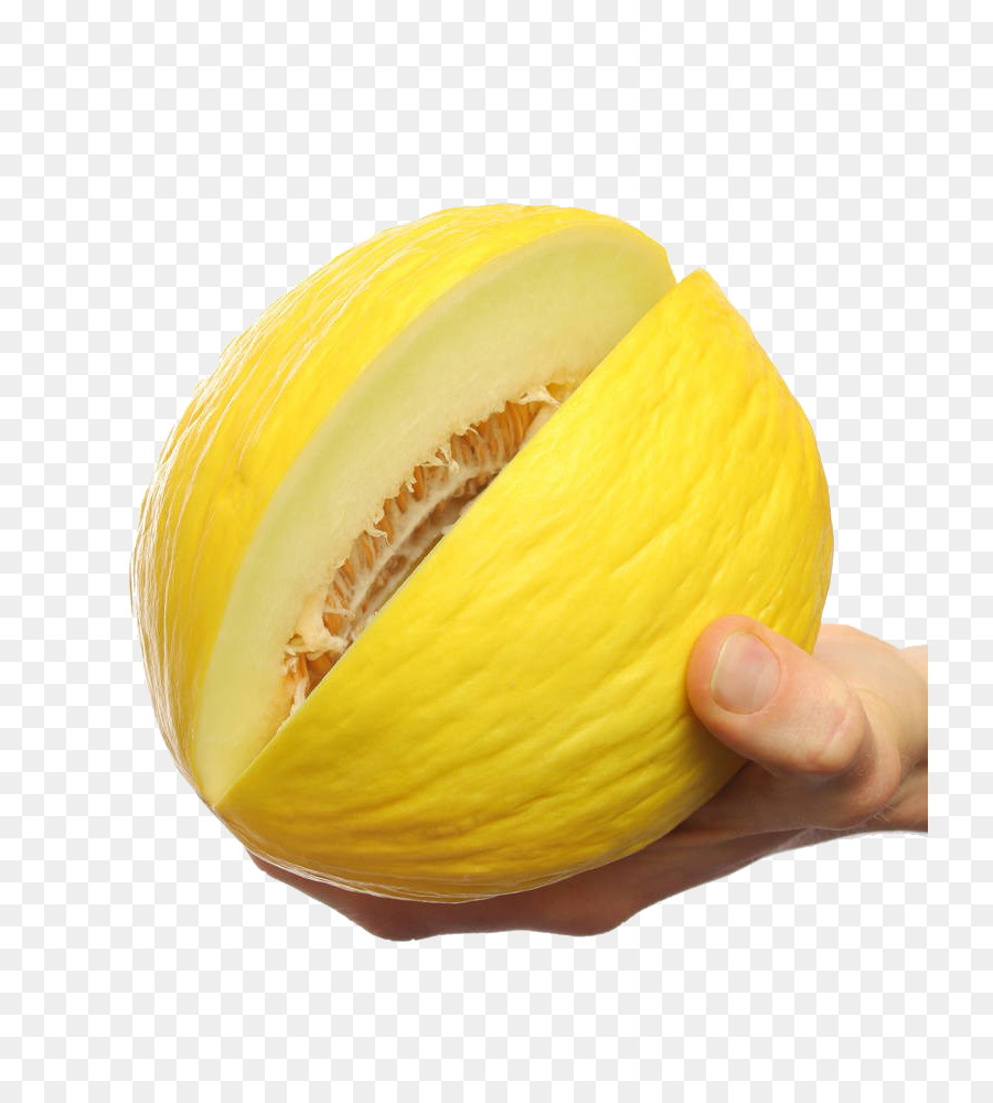 Melata Galia melone Giallo di Zucca - la mano di melone giallo