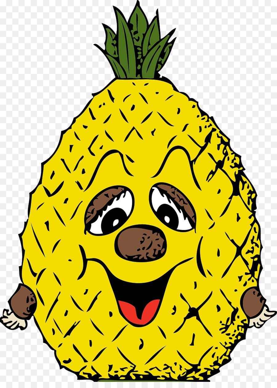 Ananas Cartoon Clip art - cartone animato di ananas