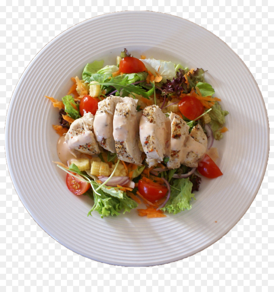Die Zubereitung von Essen Rezept Essen - Hähnchen Salat