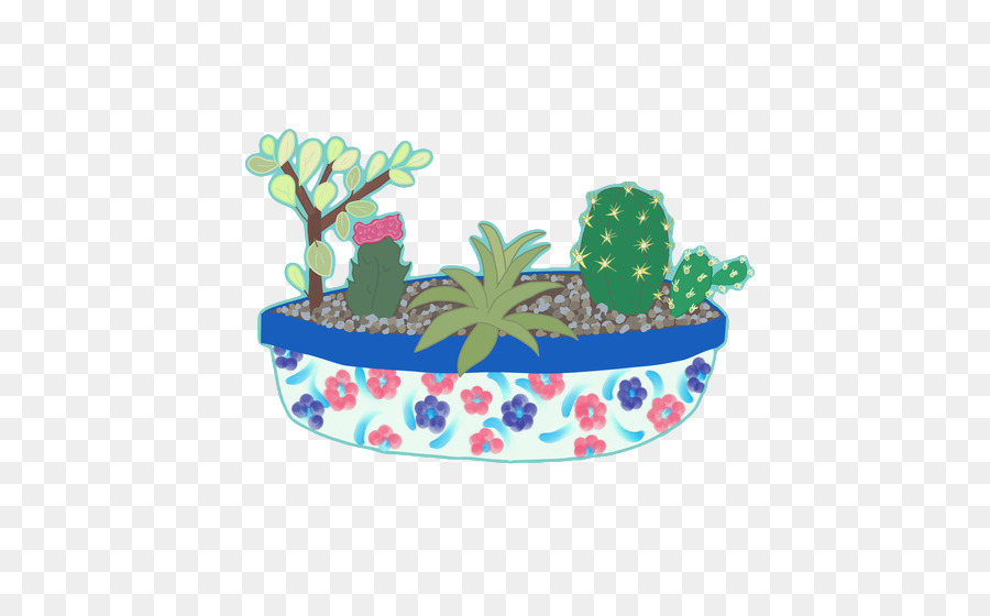 Cactacee pianta Succulenta Intestazione - Cartoon cactus piante grasse