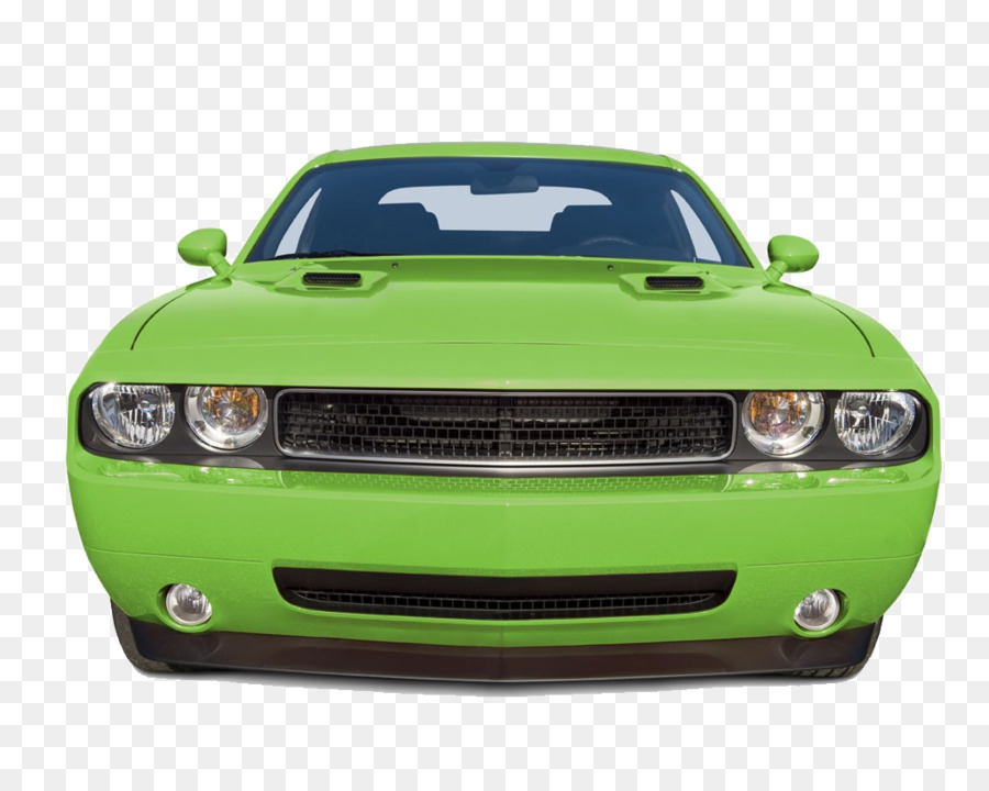 Dodge Challenger auto Sportiva Chrysler Muscle car - Verde sport auto, materiale libero di tirare