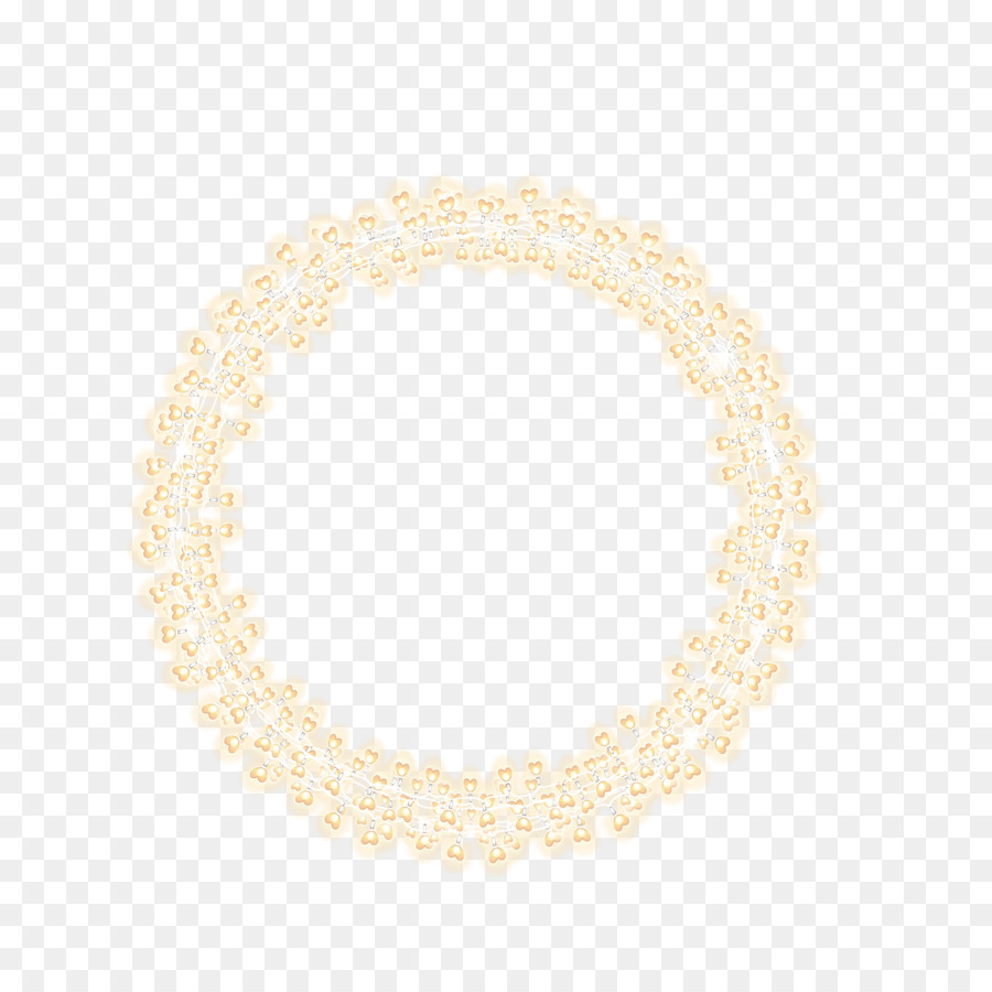 gelb Muster - Kreis-Lampe Perlen