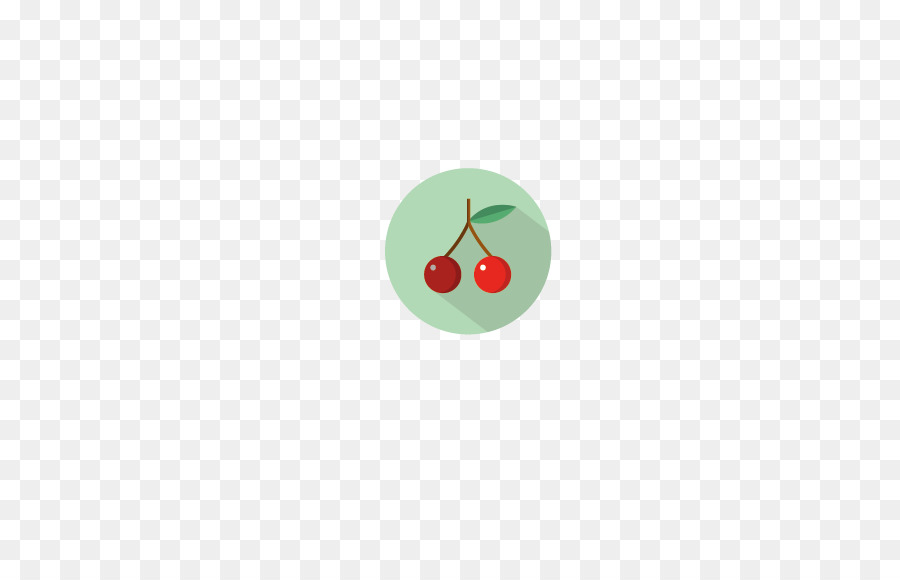 Cherry Cerchio Verde Modello - ciliegia