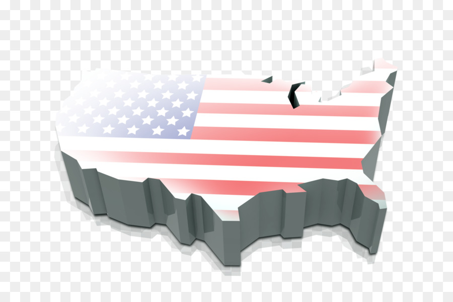Bandiera degli Stati Uniti, bandiera Nazionale - Bandiera Americana Sulla Mappa