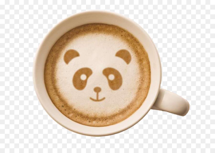 Latte Coffee Cappuccino Cafe Panda gigante - Panda Caffè