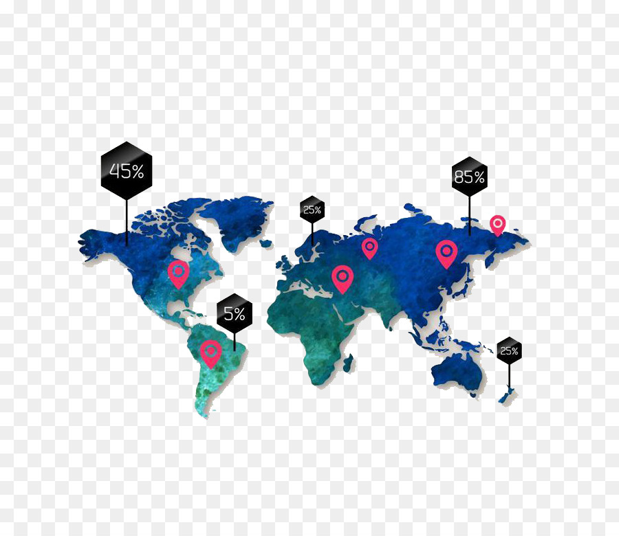 Weltkarte, Globus-Infografik - Welt Karte Muster