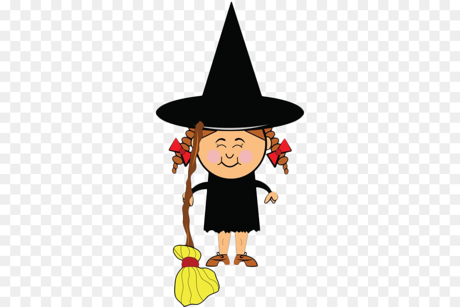 Cartoon Stregoneria Witch hat Clip art - Cartoon sorridente piccola strega