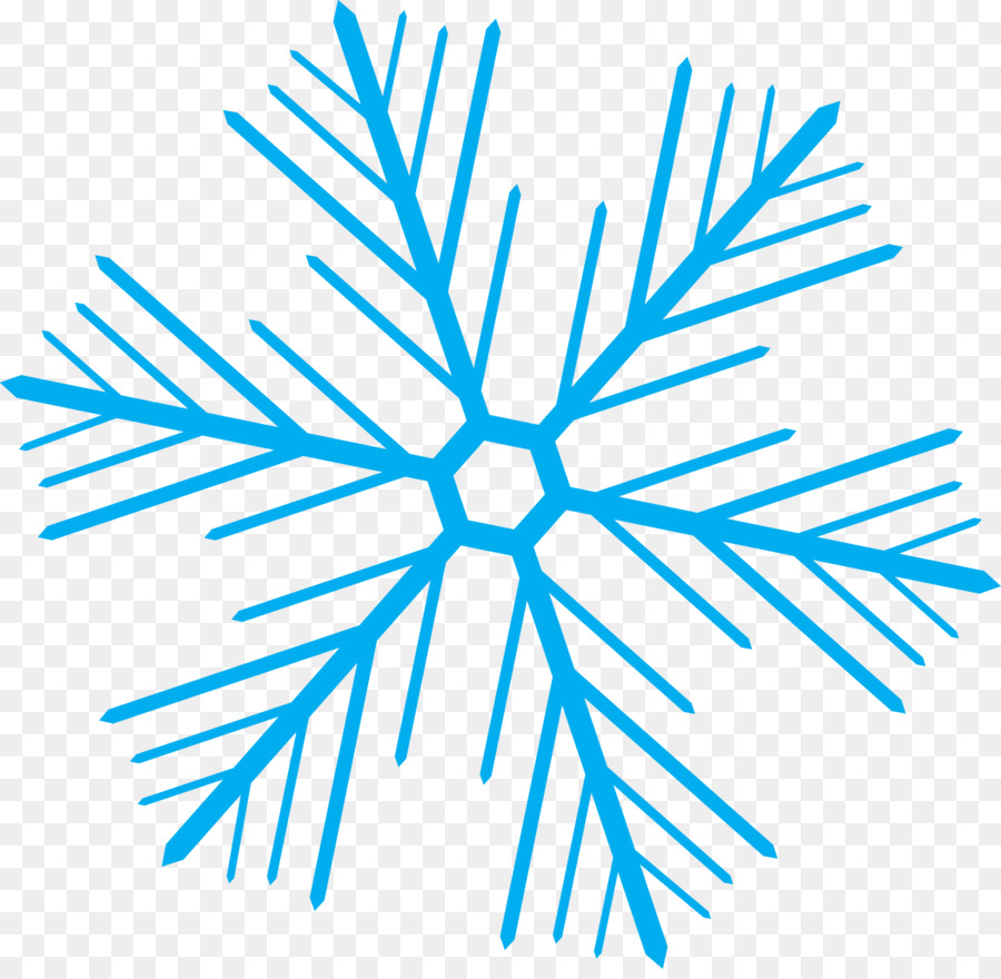 Hexagon Clip nghệ thuật - Màu Xanh Mô Hình Bông Tuyết
