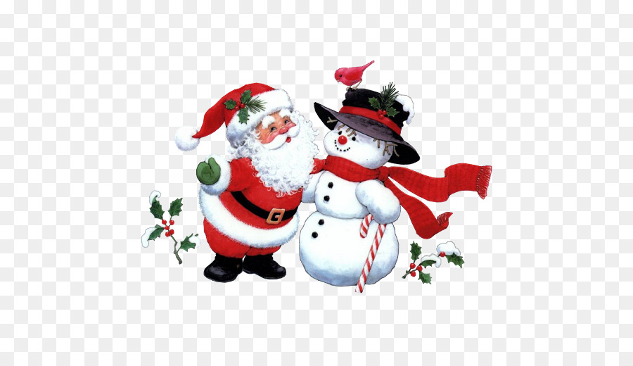 Santa Claus Giáng sinh Clip nghệ thuật - Ông già Noel và snowman