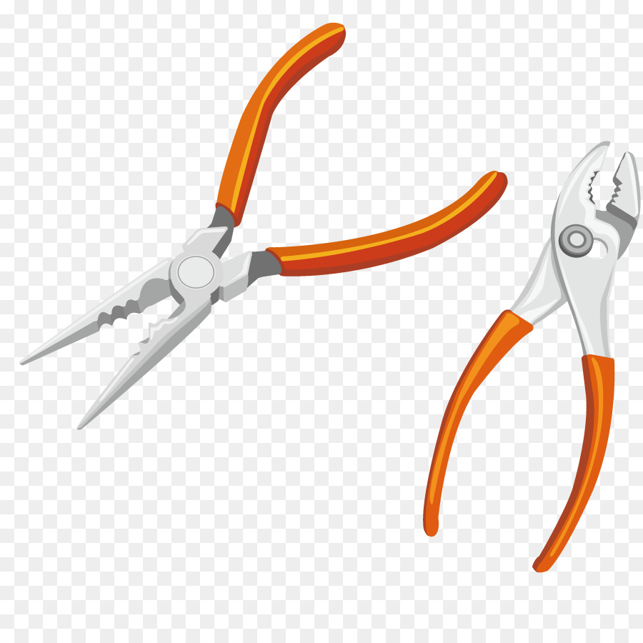 Seitenschneider Werkzeug - Vektor-Modell Zange Werkzeug