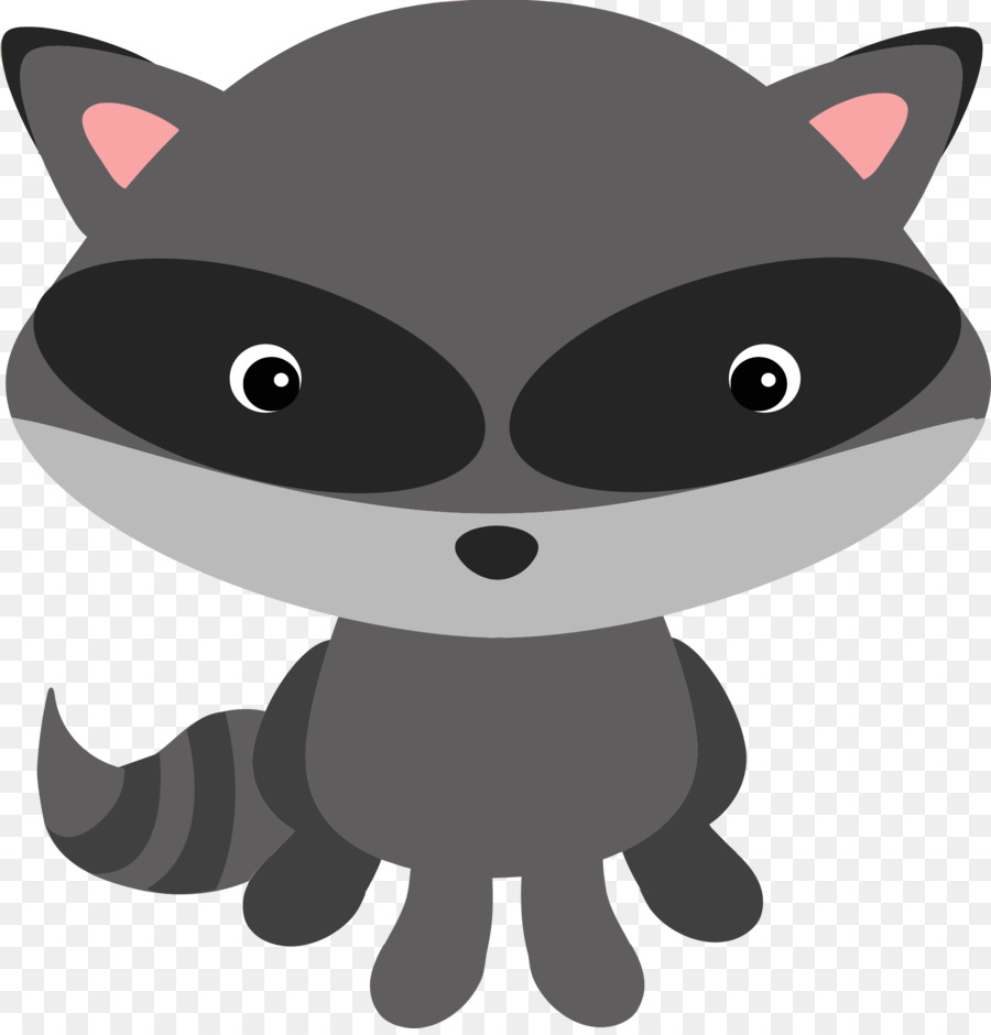 Raccoon T-shirt Woodland Animale Clip art - Fantasia Volpe Grigia