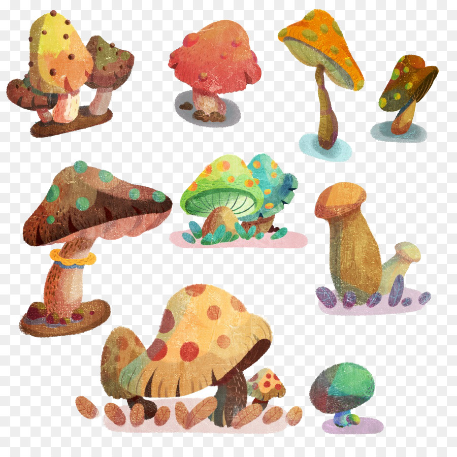 cartoon illustrazione - fungo foresta