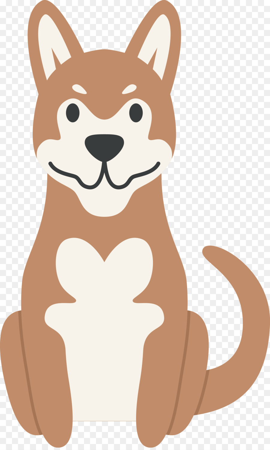 Cucciolo Bulldog Baffi del Cane di razza Illustrazione - Vector carino cucciolo