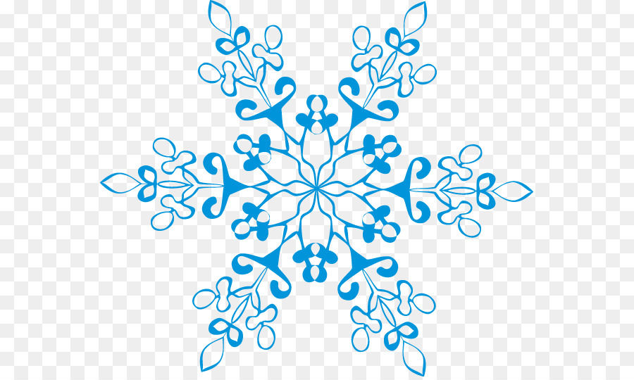 Fiocco di neve Gratis Clip art - blu fiocco di neve