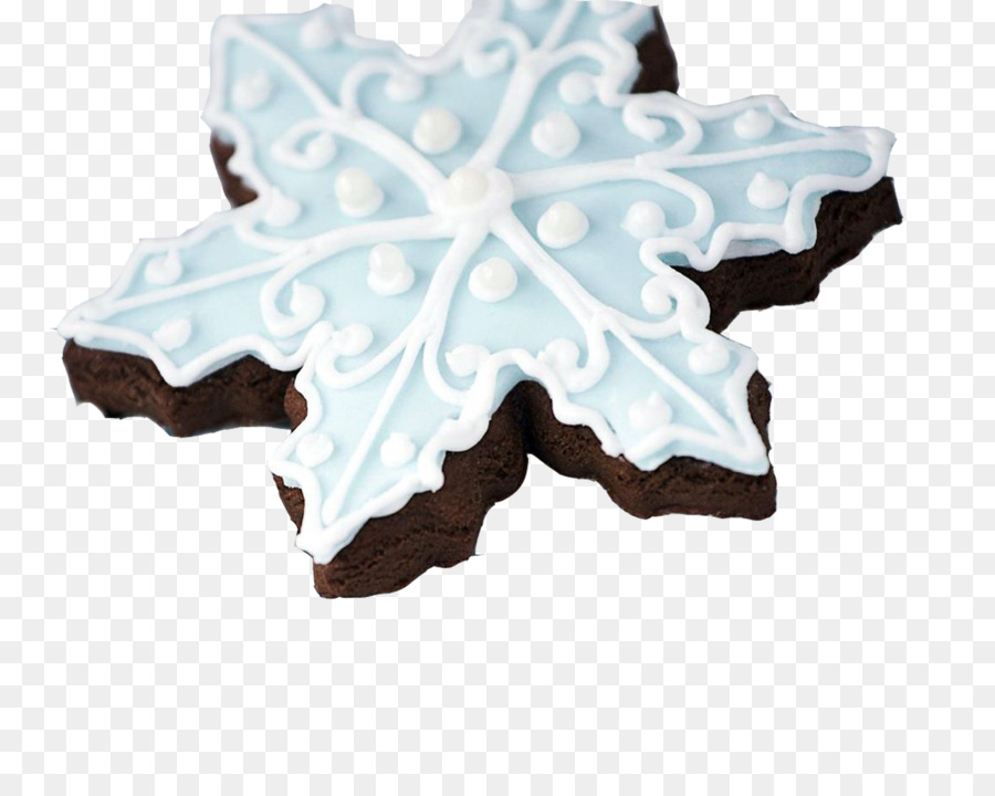 Natale, Matrimonio Cookie cutter Vestito - Blu e bianco modello fiocco di neve torta al cioccolato