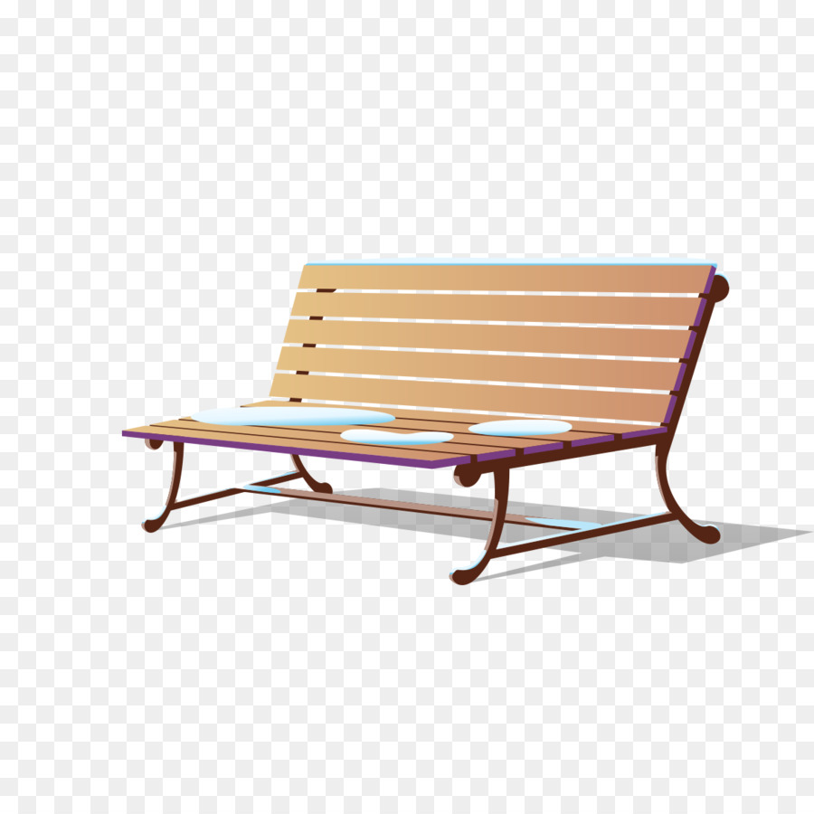 Tisch Stuhl Bank - Schnee-Stuhl