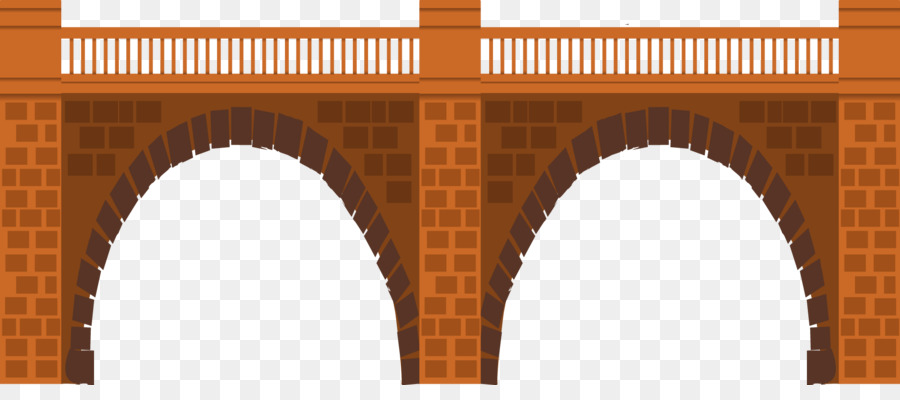 Finestra Arco Colonna Facciata In Mattoni - Vettore Di Ponte