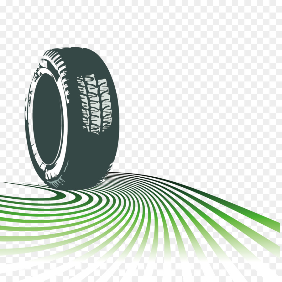 Auto Reifen Logo Schneeketten - Reifen und Kurven