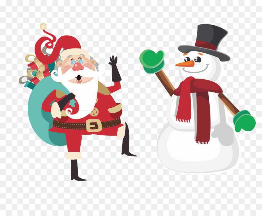 Santa Claus Tuần Lộc Giáng Sinh - png Snowman