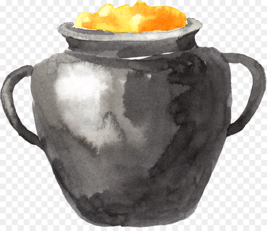 Vaso in ceramica - Vaso in ceramica dipinto a mano
