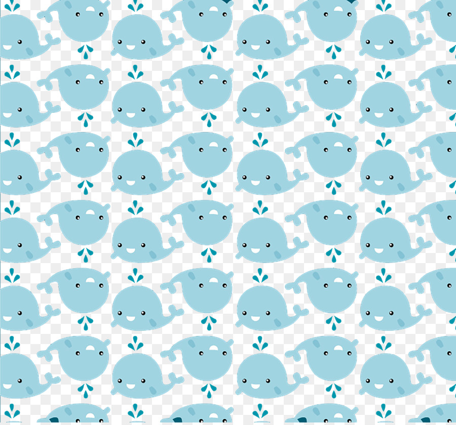 Giấy gói Quà Mẫu - Cá voi màu xanh nền