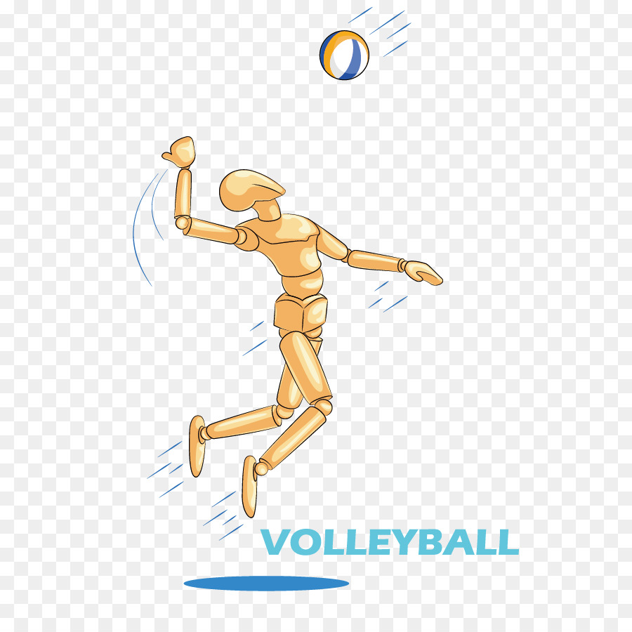 - Volleyball spielen-Sport Clip-art - volleyball