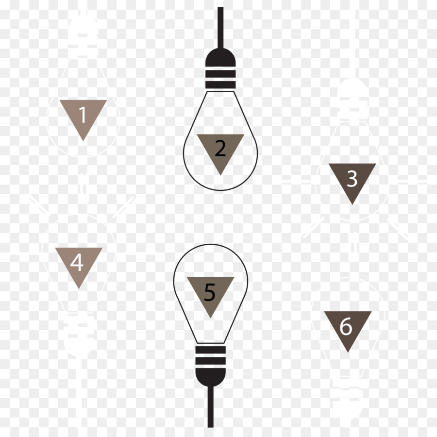 Designer Muster - Oben und unten symmetrisch Glühbirne-Vektor