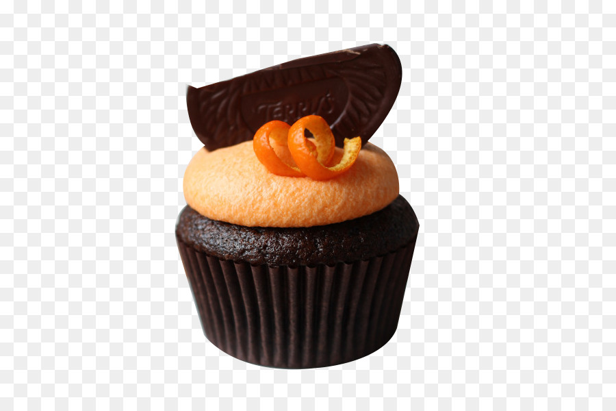 Cupcake Schokoladen-Kuchen mit Schokolade Ganache Terrys Schokolade Orange - Oreo-Schokoladen-Kuchen