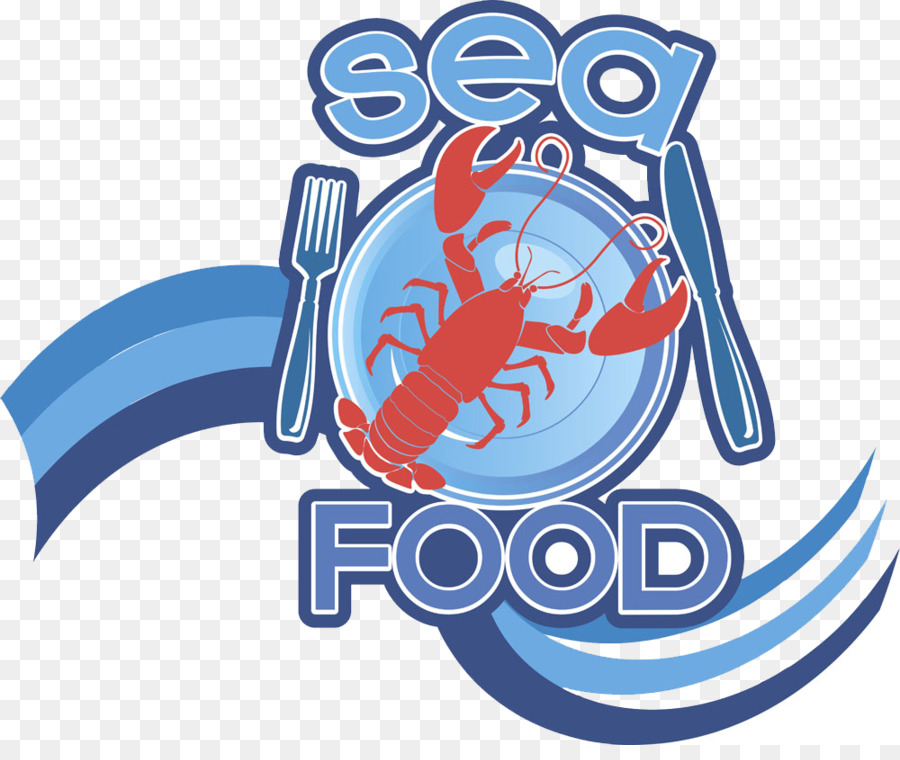 Seafood, Lobster, meeresfrüchte-platte - HUMMER und Besteck Hintergrundbild