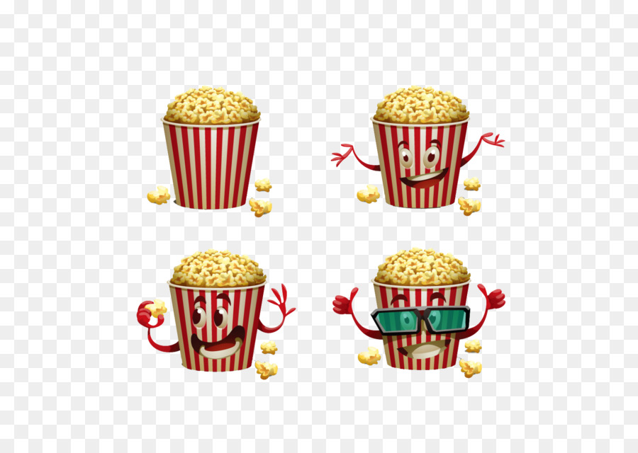 Popcorn-Comic-Film-Illustration - Comic-popcorn-Kombination