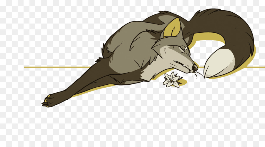 Gray wolf Illustration - Vektor Toten wolf
