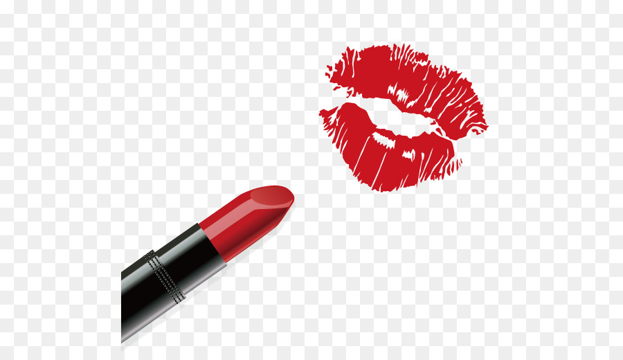 Lip balm-Lippenstift-Kosmetik Lipgloss - Vektor-Lippenstift
