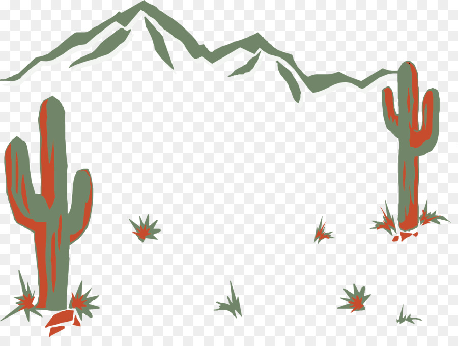 Desert Oasis Erg Clip-art - Der Kaktus in der Wüste