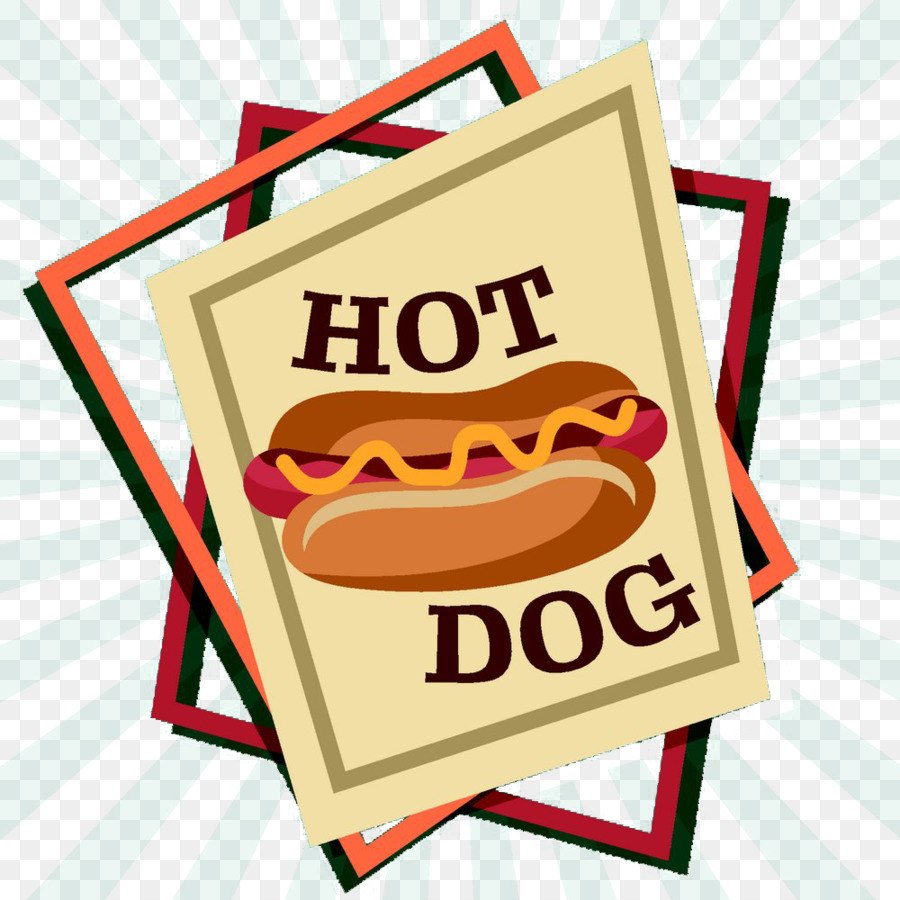 Hot dog, Hamburger, Fast food, Barbecue Pizza - Hot dog, Illustrazione