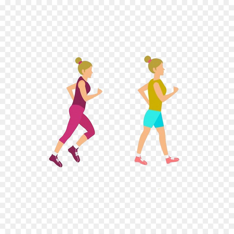 Körperliche Bewegung Körperliche fitness Fitnesscenter Symbol - Fitness Frauen Vektor