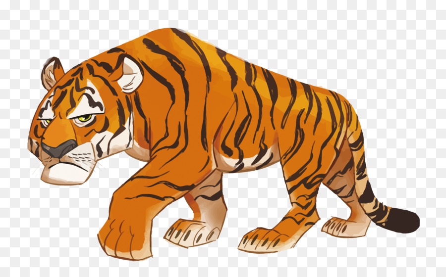 Tiger Cartoon png download - 1500*920 - Free Transparent Tiger png  Download. - CleanPNG / KissPNG