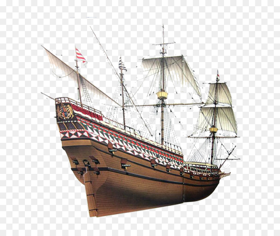 Niederlande-Schlacht Liaoluo Bay, Schlacht von Tunmen Ming-Dynastie Geschichte von China - Hand-painted double-sail-Piratenschiff